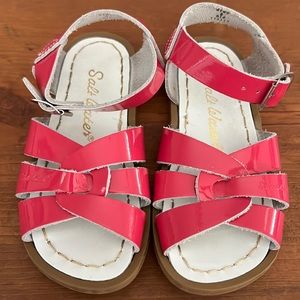 Saltwater Sandals Toddler Girl Size 8 Hot Pink